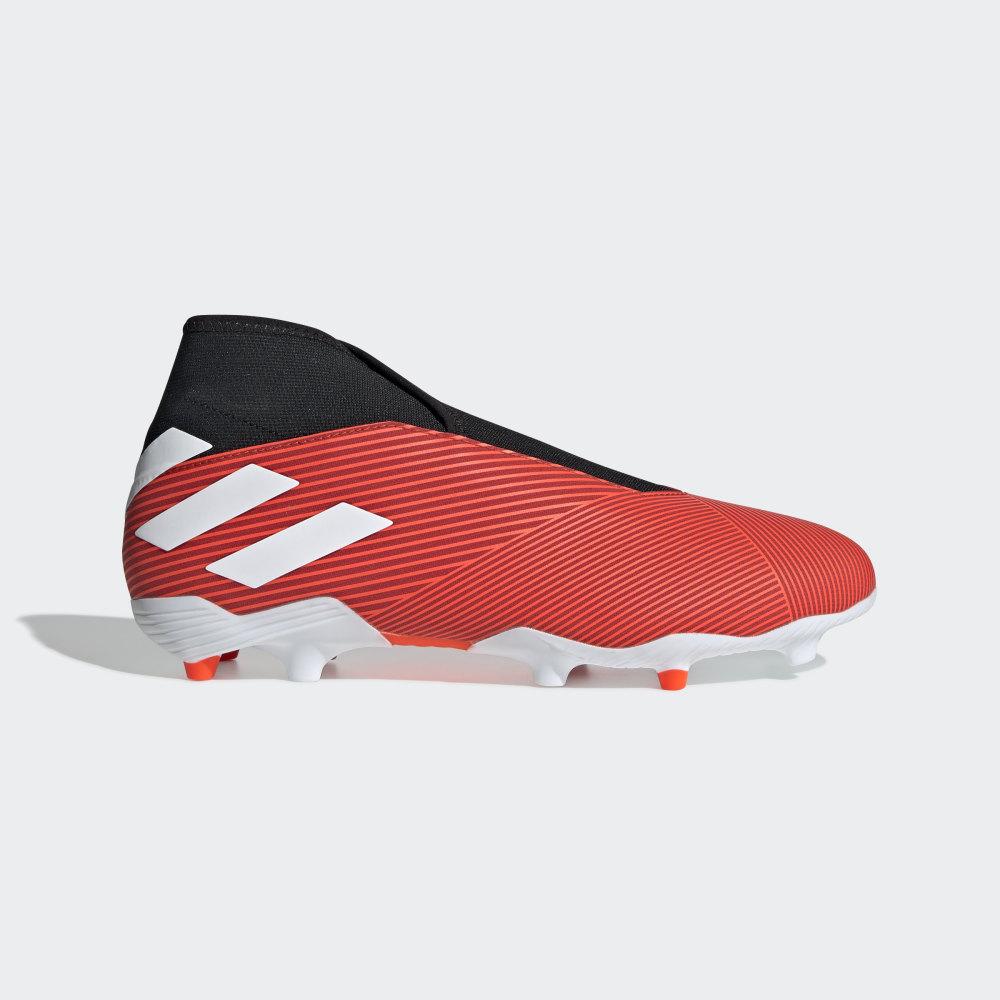 Ghete Fotbal Adidas Nemeziz 19.3 Firm Ground Dama Romania - Rosii/Albi F99997